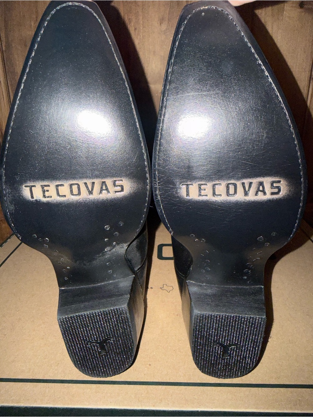 🖤 NWT LIMITED RELEASE Tecovas Annie Hearts Black White Snip Toe Cowgirl Boots. 8 - Picture 6 of 9